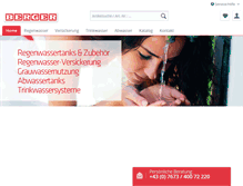 Tablet Screenshot of berger-wassersysteme.at
